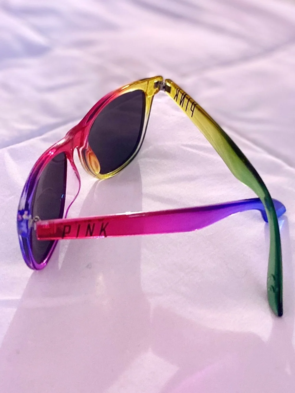 Victoria’s Secret Pink 🌈  VS Rainbow Classic Wayfarer Unisex Pride Accessory